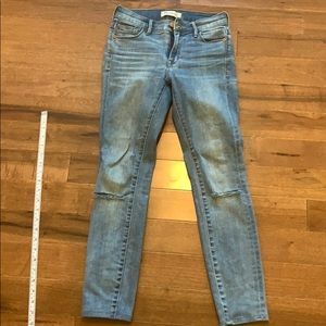 Madewell high riser skinny